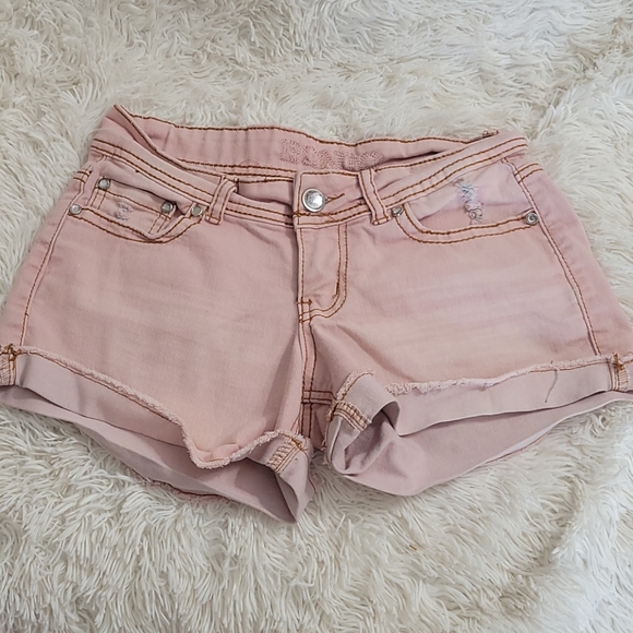 Bongo size 3 pink Jean shorts - Picture 1 of 6